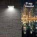 AmaGo Solar Wall Lights - 70 White LEDs of Wide Range, 1,500 Lumens, Five-Mode Illumination Via RC, Motion Radar Sensor, Solar Rechargeable, Waterproof, Extended-Pole Installation (Metal Case)