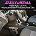 Gun Magnet Mount 2-Pack | 43 Lbs Rated | IronMount Rubber Coated Magnetic Gun Mount & Holster | Concealed Holder for Car, Handgun, Pistol, Shotgun, Rifle