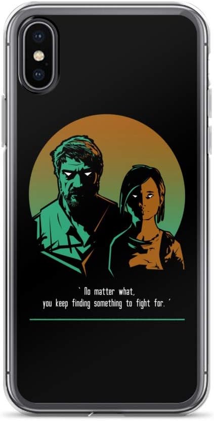 iPhone 7 Plus/8 Plus Case Anti-Scratch Gamer Video Game Transparent Cases Cover The Last of Us Gaming Computer Crystal Clear