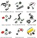 DeKaSi Action Camera Accessory Kit Compatible with GoPro Hero 9 8 Max 7 6 5 4 Black GoPro 2018 Session Fusion Silver White Insta360 DJI AKASO APEMAN Campark SJCAM Action Camera
