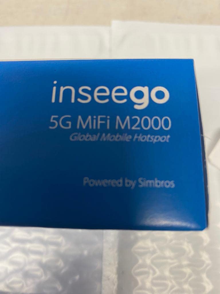 SIMBROS INSEEGO M2000 5G MIFI WiFi-6 Ultimate Hotspot T-Mobile Including a T-Mobile 5G SIM Card SIMKEY New in Box Complete All OEM
