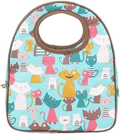 Portable Insulation Bag Lunch Bag Tote Bag Gripesack with Zipper for Lunch-box Shopping Bag Reusable Picnic Bag Tote Bag Cooler Bag Storage Bag Square