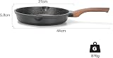 ZUOFENG 24CM Nonstick Frying Pan Granite Coating Induction Safe view 2