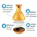Essential Oil Diffuser 3 Oils free 400ml Ultrasonic Cool Mist Humidifier with Wood Grain