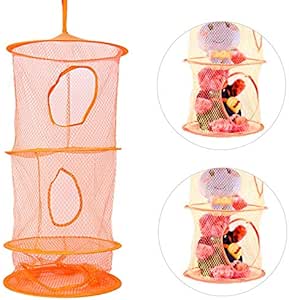 Canasta colgante – bolsa plegable para colgar puerta soporte útil red