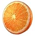 3D Orange Slice Memory Foam Throw Pillow Bolster Sofa Cushion Chair Seat Pad Home Decor