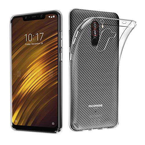 Avidet xiaomi pocophone f1 / xiaomi poco f1 case, crystal clear s…