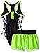 ZeroXposur Girls' Big Girls POP-A-DOT 1PC Swimsuit W/Short