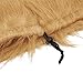 Lion Mane for Dog Large Medium with Ears Pet Lion Mane Costume Button Adjustable Holiday Photo Shoots Party Festival Occasion Light Brown