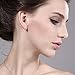 Gem Stone King 925 Sterling Silver Round 4MM Gemstone Birthstone Stud Earrings For Women Men