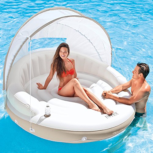 Intex Canopy Island Inflatable Lounge, 78 Toys & Games, Grown-Up Toys