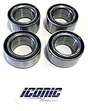 Polaris RZR 900 1000 4 S XP XC Turbo (All Models) BOTH Front AND Rear Wheel Hub Bearings Qty. 4
