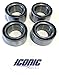 Polaris RZR 900 1000 4 S XP XC Turbo (All Models) BOTH Front AND Rear Wheel Hub Bearings Qty. 4
