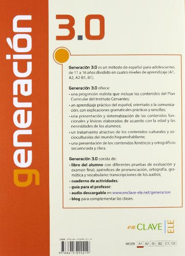 Generation-30-Cuaderno-de-actividades-Con-espansione-online-Per-le-Scuole-superiori-Generacin-30-Cuaderno-de-actividades-A1-audio-descargable-Tapa-blanda--1-sep-2013