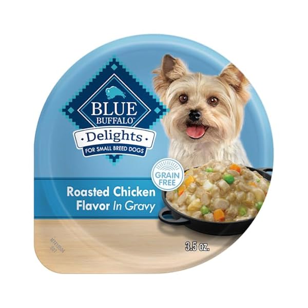 BLUE BUFFALO DELIGHTS ROTISSERIE CHICKEN FLAVOR IN GRAVY...