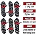 Chill Gorilla 6 Pack 4mm Reflective Tent Guide Rope Guy Line Cord & Adjusters. Lightweight for Rain Tarps, Tents, Hiking, Backpacking. Essential Camping Survival Gear & Accessories. 78 feet. Black