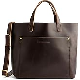 Portland Leather Goods Medium Crossbody Tote for Women – Handmade from the Finest Full-Grain Hides | Handmade