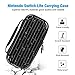 Carrying Case for Nintendo Switch Lite, Y Team Switch Lite Case with 10 Game Cartridge Storage Holders and 1 Tempered Screen Protector for Nintendo Switch Lite Console and Accessories (Black)thumb 1