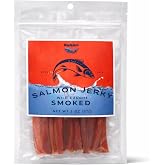 Rublev Smoked Salmon Jerky &ndash; Wild Caught Fish Jerky for Humans, High Protein Snack, Omega 3, Low Carb, Keto Friendly, Gluten Free, Dried Fish Snacks, Salmon Sticks, 2 oz Made in USA