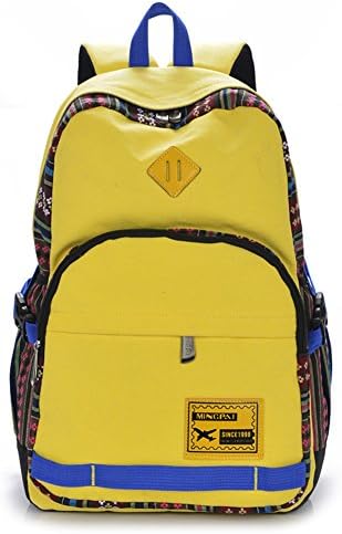 The Traver Fashion Canvas Backpack for Teen Girls Or Female Weekend Backpack for 2-3 Days Trip Multi-purpose 15.6” Laptop Bag