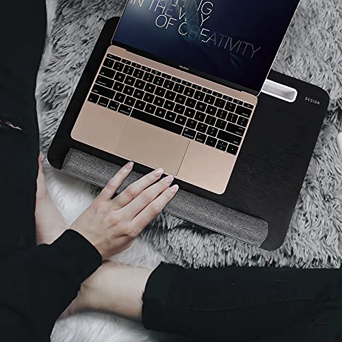 Besign LT08 Laptop Stand, Portable Lap Desk with Pillow Cushion, Fits