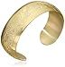 14k Yellow Gold-Filled Embossed Flower Design Cuff Bracelet
