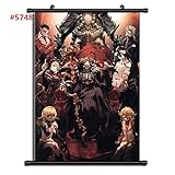 unbrand Overlord Anime Manga Wall Poster Scroll Room Home Decoration Wall Art