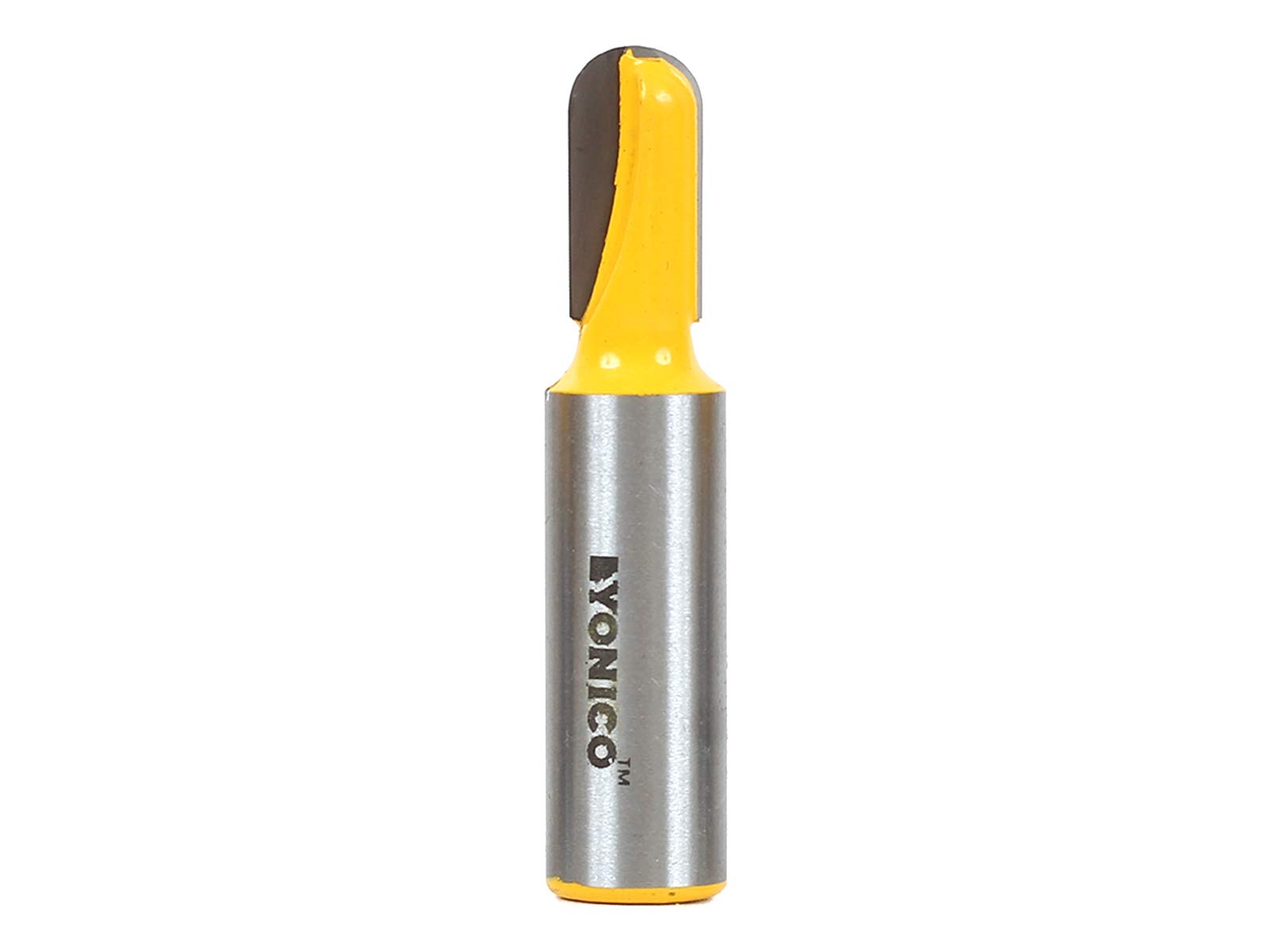 Yonico 14162 - Core Box Router Bit, Radius: 3/16", Diameter: 3/8", Cutting Height: 3/4" - 1/2" Shank