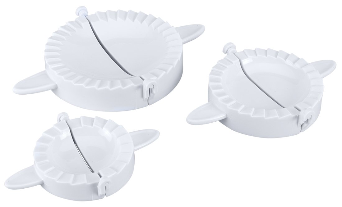 Metaltex Ravioli Presses, White, Set of 3, 9 cm Diameter-12/15.5 cm ,White,25.23.40
