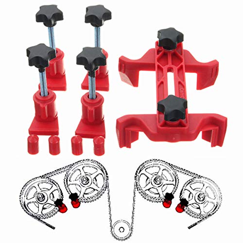 BeautyShe Timing Gear Clamp Set - Holds Valve Timing - Single, Dual or Quad Overhead cam (red) - Thumbnail 7