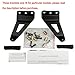 Image Upper Windshield Brackets, 50-Inch, Pack of 2, for Curved Light Bars, for 2007-2013 Chevrolet Chevy and GMC