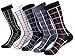 Marino Mens Patterned Dress Socks, Colorful Fun Socks, Fashion Cotton Socks - 5 Pack - Conventional Design Dress Socks
