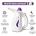 COSVI Portable Powerful Garment Steamer, 200ml Handheld Fabric Steamer, Auto Shut-off, Fast Heat-up, Clothes Steamer Iron for Wedding Dress and All Clothes, Suitable for Home & Trave