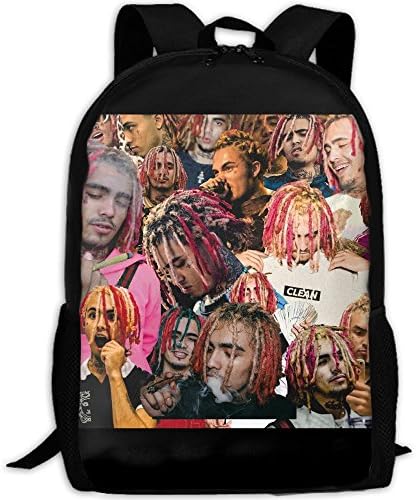 KAGN Lil Pump Poster Boss Gucci Gang Fashion Backpack College Daypacks For Unisex