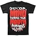 Motionless In White Men's Open Your Mind T-shirt Medium Black