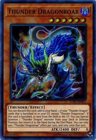 Yu-Gi-Oh! - Thunder Dragonroar - SOFU-EN021 - Soul Fusion - Unlimited Edition - Ultra Rare