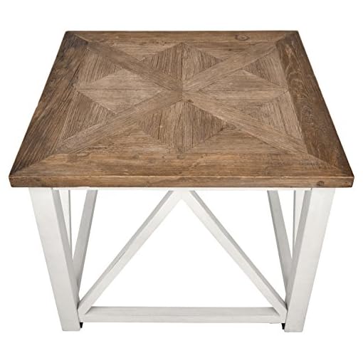 Amazon Brand Stone & Beam Coastal Breeze Accent Side End Table, 27.5