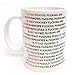 Ceramic Coffee Mug Grammar Expletive and Rude Mugs Middle Finger Cute Mugs - Funny Saying Flip Off Porcelain Coffee Cup with White, 11Oz