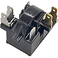 1 Pack QP2-4R7 Start Relay Refrigerator Compressor PTC Ohm 6 Pin Fit for Whirlpool Frigidaire Kenmore Maytag etc
