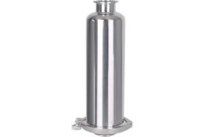 DERNORD 2 Inch Tri-Clamp Filter - SS304 Sanitary Fittings Inline Straight Strainer with 60 Mesh Stainless Screen