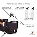 X Fit Factor Running Hydration Belt - Waist Bag for Runners Women and Men - Adjustable Fuel Belt with 10 Ounce Water Bottles - Phone Holder Waist Pack with Zip Pocket - Run Pouch for Hiking Climbing