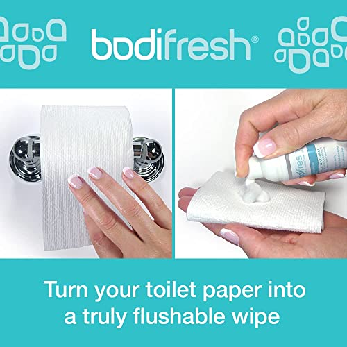 Bodifresh Toilet Paper Foam, Plant Based Formula w. Aloe & Vitamin E
