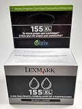 Lexmark 14N1811 155XL Black Twin Pack