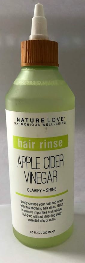 Amazon Com Nature Love Apple Cider Vinegar Hair Rinse 8 5 Fl Oz Beauty