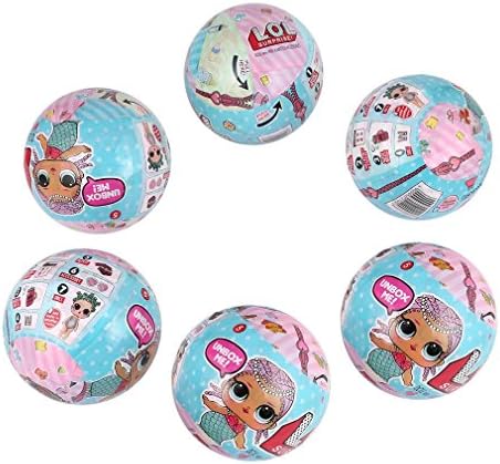 L.O.L Surprise Dolls Magic Funny Removable Egg Toys (6 Pack)