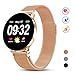 Smart Watch GOKOO for Men Women Fitness Activity Tracker Watch with All-Day Heart Rate Blood Pressure Monitor Sleep Tracker Waterproof Calorie Counter Step Stopwatch Pedometer Sport Smartwatch