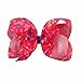 12Pcs Large Bows Clips Big Spring Flowers Hair Bows Alligator Clips For Baby Girls Teenager