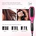 Trèsutopia Ionic Hair Straightening Brush with Fast Heated MCH Technology, Anti-Scald and Temperature Lock Function, 265 °F - 450 °F, 100-240 V Worldwide Voltage (Hot Pink)