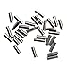 Shaddock Fishing 100pcs/box-400pcs/box Size: 0.6-2.5mm Fishing Wire Leader Crimps Single Barrel Crimping Sleeves 100% Copper Tube Connector Fishing Tackle Kit