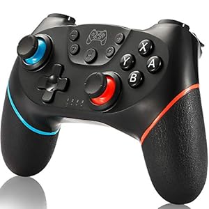 SPGOOD Draadloze Controller Voor Nintendo Switch, Console Bluetooth Pro voor Nintendo Switch/Switch Lite,Turbofunctie…